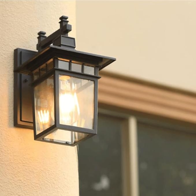 SWB Waterdichte wandlamp Outdoor Chinese Balkon Corridor Aisle Lamp Outdoor Simple Villa Courtyard Garden Poort Landschap Lamp (Size : S) photo 2