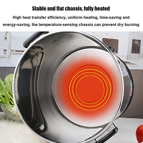 Elektrische Verwarming Warm Water Urn, Commerciële Roestvrij Staal 30-110℃ Verstelbare Temperatuur Isolatie Vat… - Afbeelding 5
