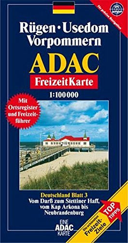 Télécharger Carte touristique : Rügen, Usedom, Vorpommern, N° BI3 Livre PDF Gratuit
