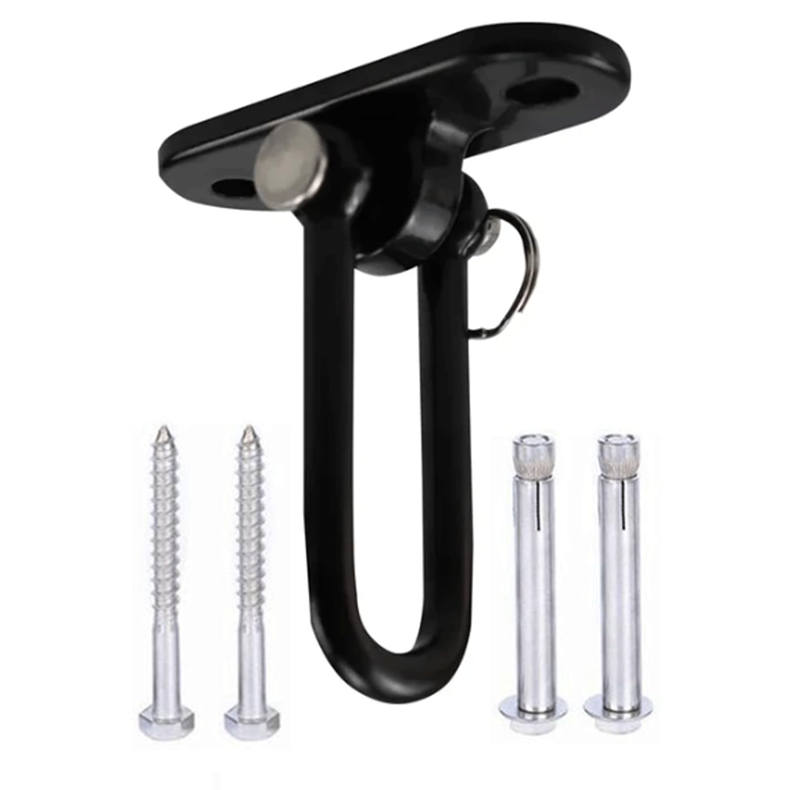 MYXJX Ceiling Hooks, Ceiling Fixed Plate Trapeze Swing Hook Hang Hardware & Accessories Load-Bearing(Model 2)