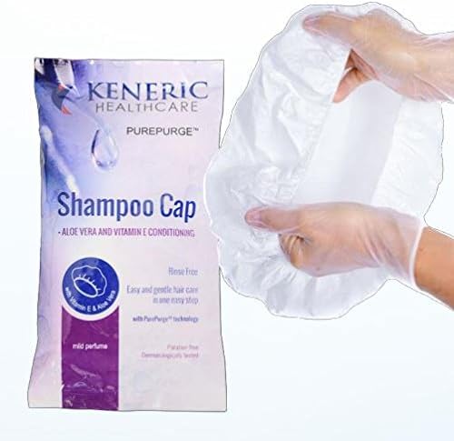 PurePurge Shampoo Cap - Case of 30 Packs, 1 Cap/Pack (30 Total Caps)