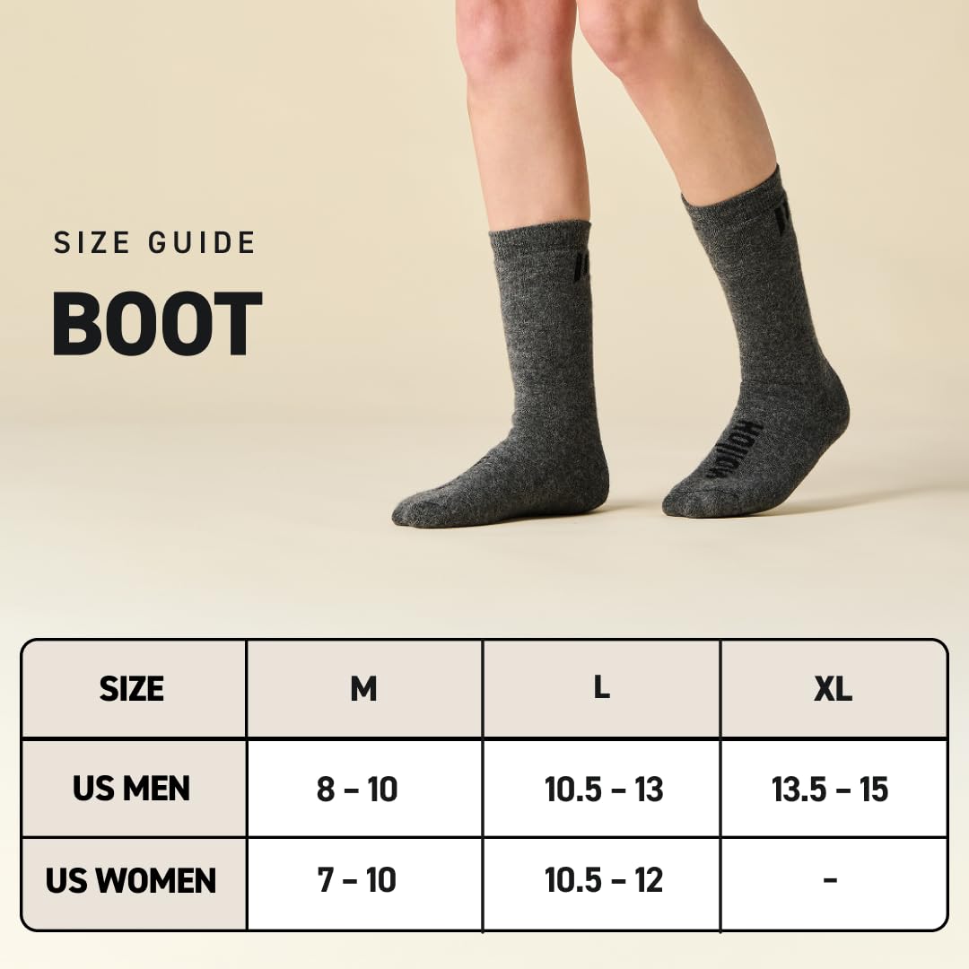 HOLLOW Calcetines de alpaca para hombre y mujer, absorben la humedad, calcetines de alpaca para senderismo, correr, regulación de temperatura