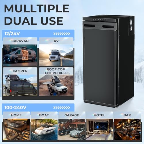 GEARFLOW D90 90L Camper Compressor Fridge Refrigerator Freezer, DC 12V /24V, Digital display,Camping Refrigerator App control for Truck Camper van RV Boat, -20℃ to 20℃ ，A+++ - E - Image 6