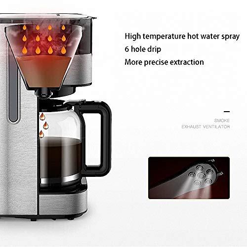 Automatische Kaffeemaschine, 1.5 L Wassertank Timerfunktion Digitaldisplay LED Display, Filter kaffeemaschinen für heiße… – Bild 3