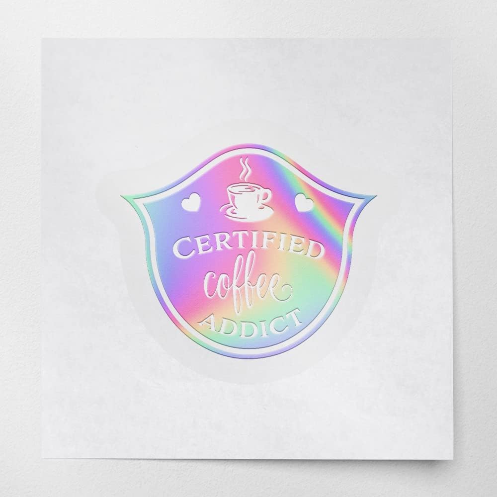 Decal Stickers of Badge (Hologram) (Set of 2) Premium Waterproof Vinyl Decal Stickers for Laptop Smartphone Car Dirt Bike Wall Room Mason Jar Bathtub - ANDVER1f61613HO_102023