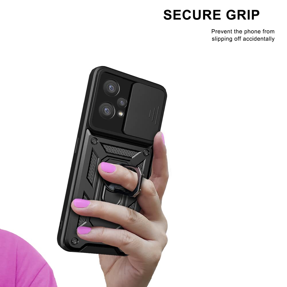 HAOYE Cover per Realme 9 Pro/Realme 9 5G con Proteggi Schermo, Trasparente Custodia 360 Gradi Silicone TPU e PC Doppio Strato Protettiva Case Bumper
