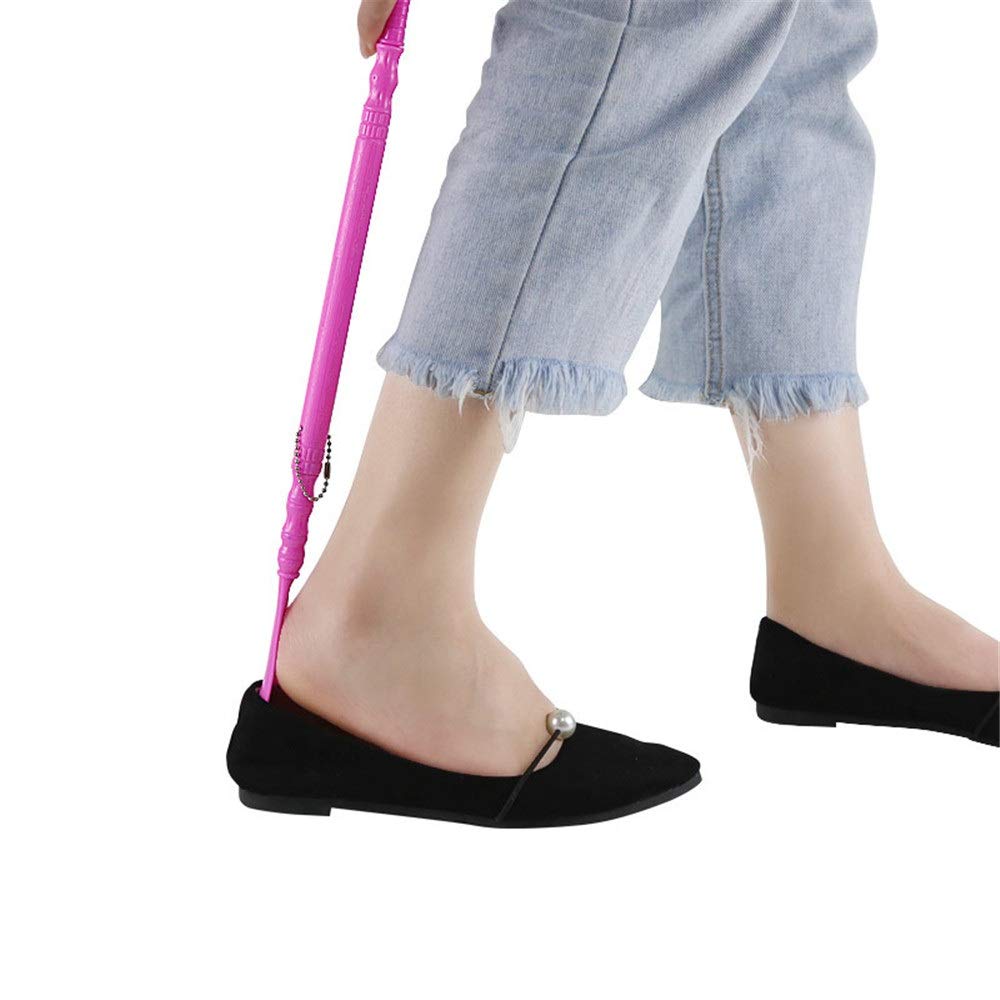 Calzador para adultos, hombres y mujeres, apto para masajes de plástico, garras,ra masajes de plástico, garras, zapatos, calzador creativo para rascar, para adultos, niños y personas mayores
