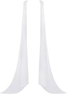 Womens Wedding Bridal Cape Detachable Sleeve Pearl Tulle Shawl Shoulder Capelet Veil Cloak
