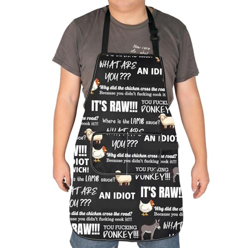 HOLLP GR Fans Gift WHAT ARE YOU Waterproof Apron Hells