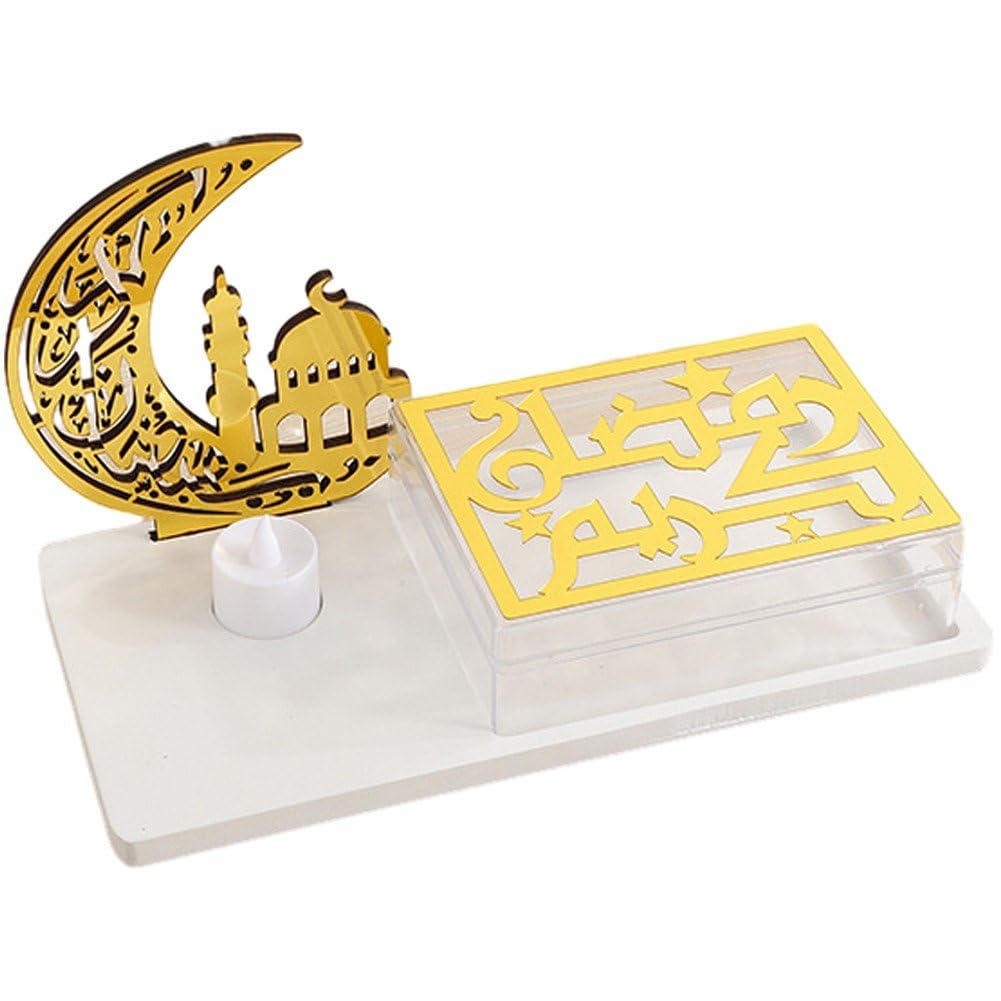 Décoration pour dîner aux chandelles et boîte Ramadan à offrir en cadeau