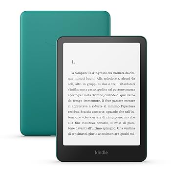 Kindle 2024 16 GB Con Copertina In Tessuto E Alimentatore - Leggero E Compatto