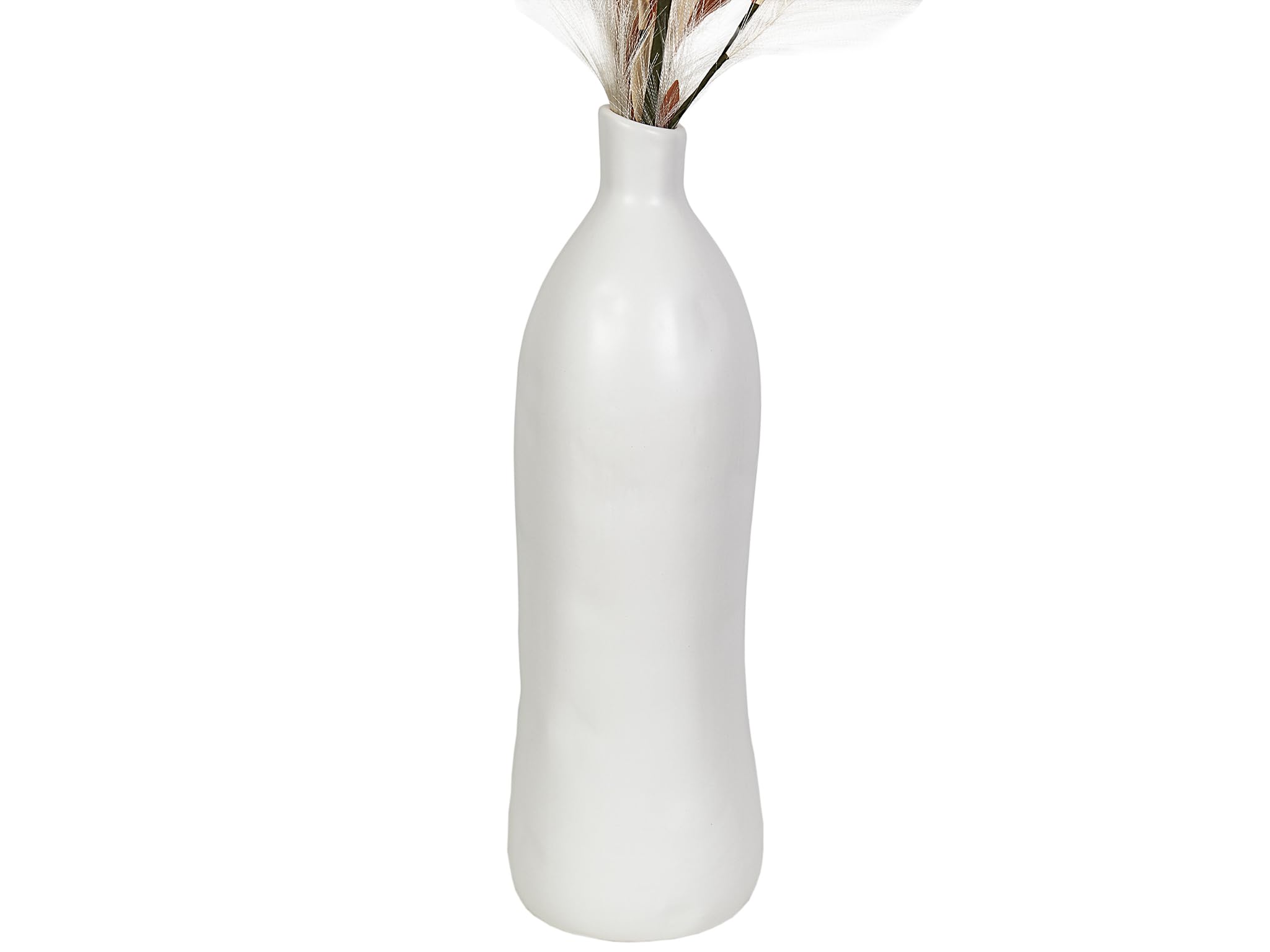 Vase en céramique blanc mat pour une ambiance zen et apaisante