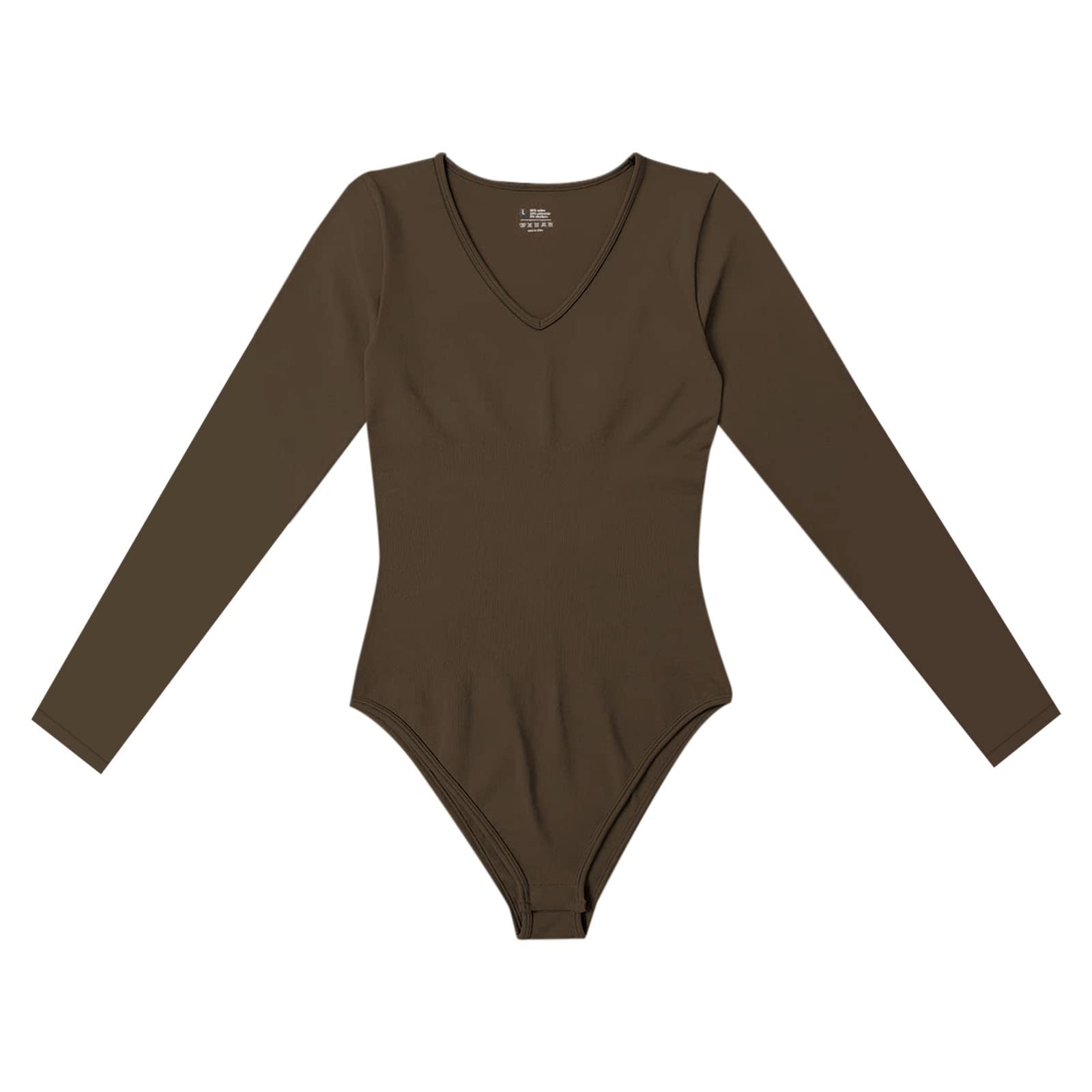 Body Shaper Damen Miederbody Weich Shapewear Bauchweg Vielseitig Bodysuit Langarm Atmungsaktiv formend Butt Lifting Komfortabel Slimming Figurformend