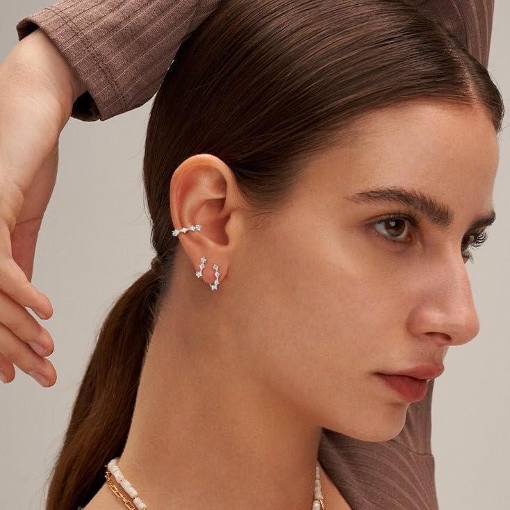 Cubic Zirconia Earrings Studs, Small Hoop Earrings for Women, Chunky Gold Earrings, Stud Earrings for Women, Gold Huggie Earrings for Women, Earring Sets for Multiple Piercing4