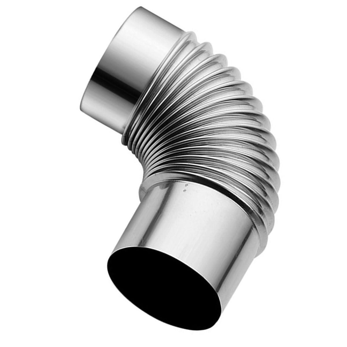 Codo de tubo de humos de estufa de acero galvanizado de 90 grados for chimenea y calentador de agua, 100-200 mm(200mm)
