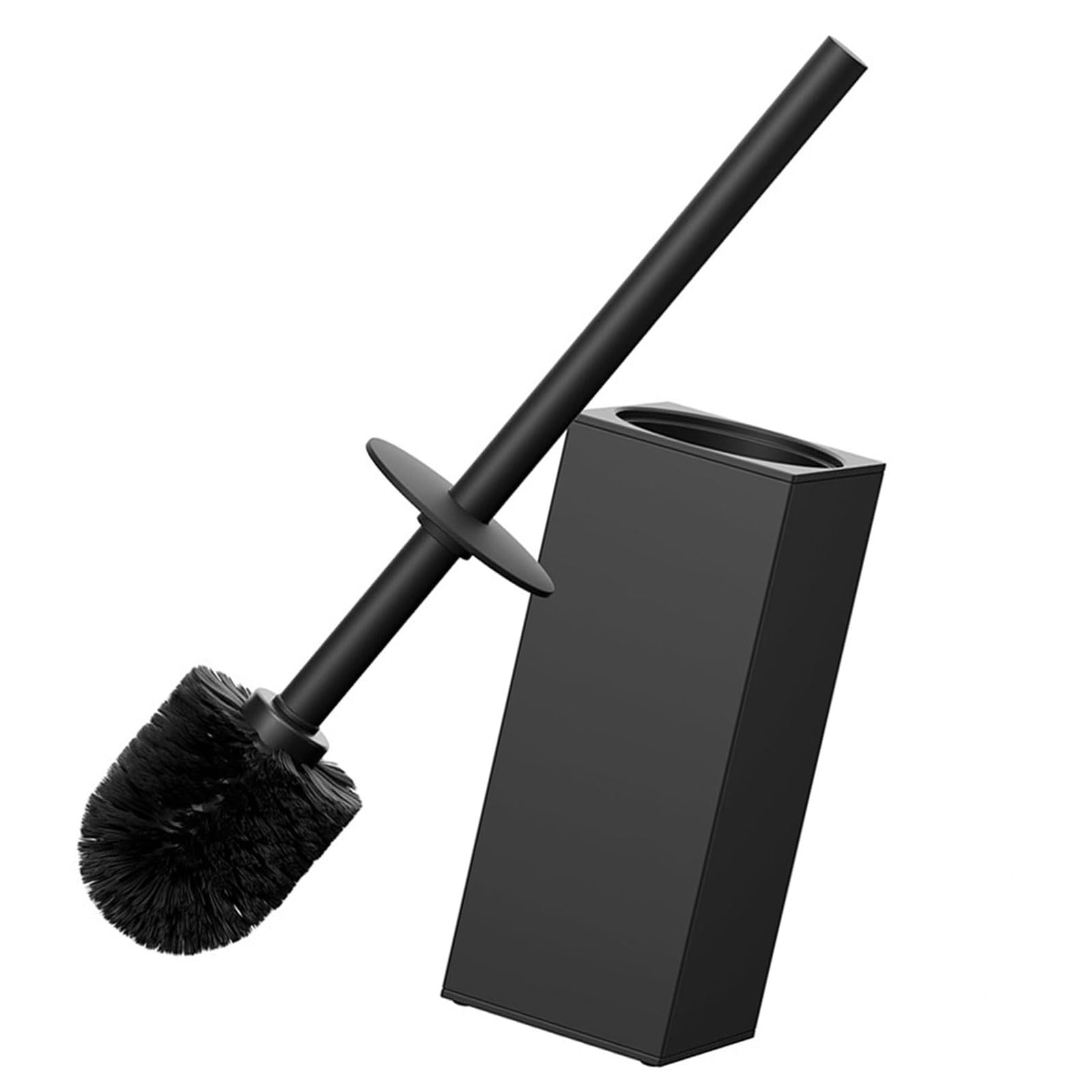Bathroom Toilet Brush Stainless Steel Holder Soft Bristles Freestanding Tool Toilet Brush and Holder