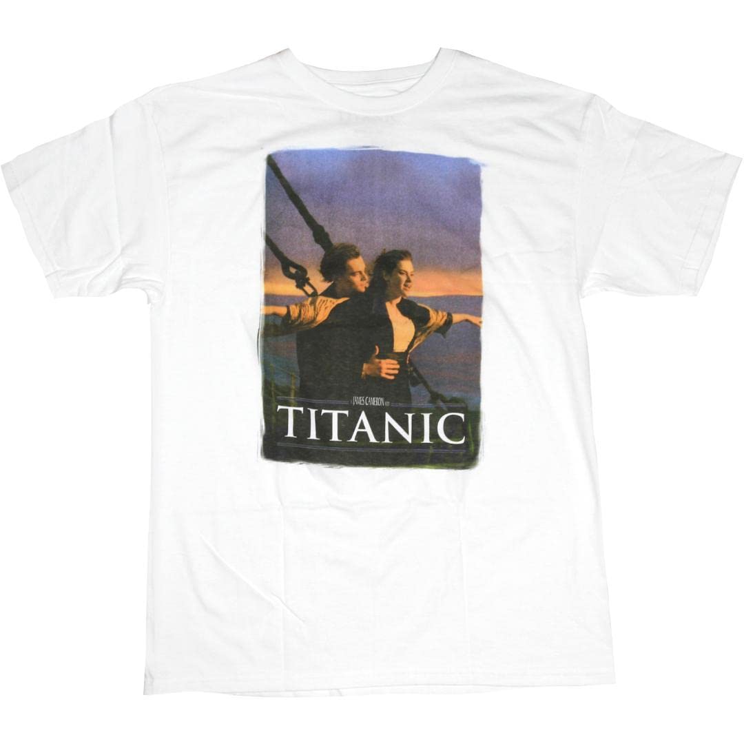 Amazon.co.jp: 映画 TITANIC タイタニック Tシャツ レオナルド 