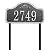 Address Sign Lawn Mounted - Custom House Number Plaque Sign,House Address Numbers for Outside House,Yard,Garden,Grass,Ground,Drive Way,Lawn, 4 Colors,13'' x7.5'', Thick Fade Resistant with Solid Metal