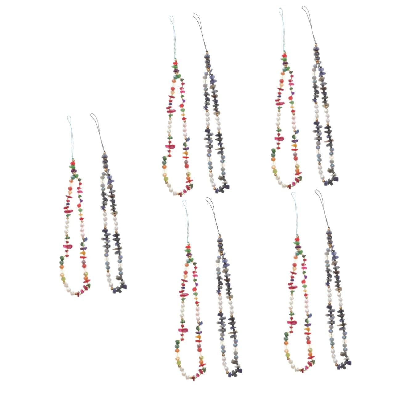 5 Series Cuerda Decorativa Para Teléfono Móvil Correa Elegante Para Colgar Cuello Compatible Con Mayoría De Smartphones Para Pérdidas 2 Piezas X 5