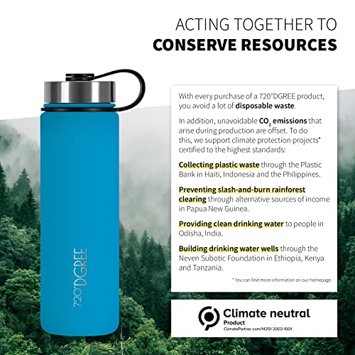 720°DGREE Vaccum Insulated Water Bottle “noLimit“, 1200ml, Leakproof, BPA-Free, Thermo Stainless Steel Flask - Image 4