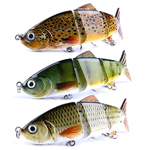 Swimbait brochet et carnassier 12cm - 17g , Le kit de 3 leurres de Peche Cover
