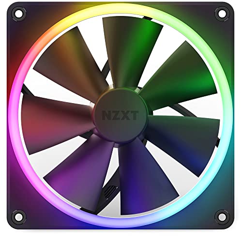 Image of NZXT AER F140 RGB Black - High Performance Airflow Fans - Single