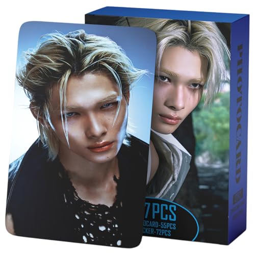 Yuto 127 PCS Album THE SIN : Vanish Photocards 55 PCS Lomo Cards Set 72 PCS Stickers Postcard Gift Merchandise for Boys and Girls (NI-KI)