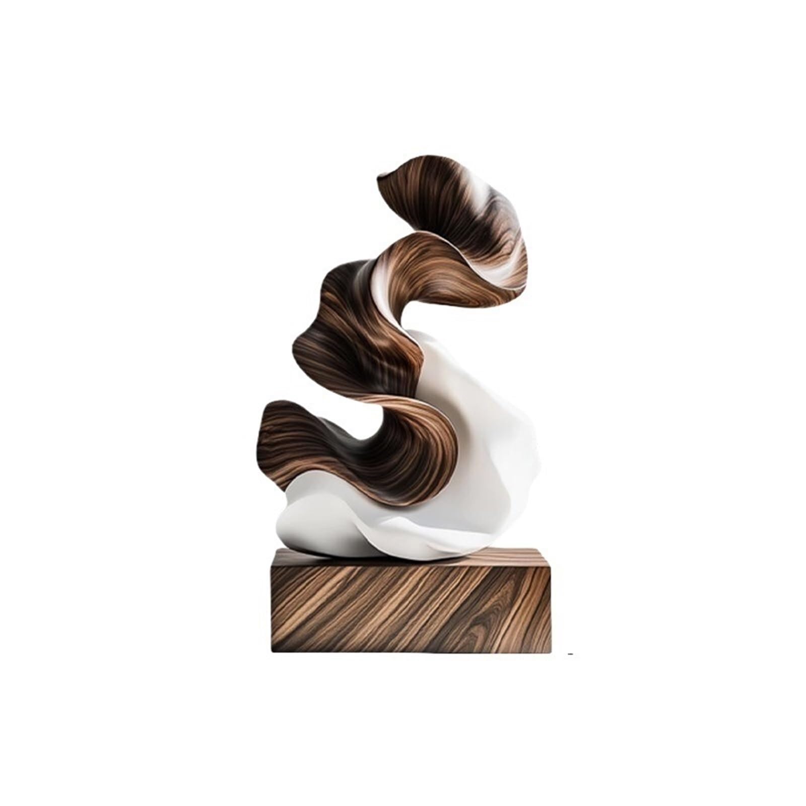 ZENY896V Sculptures Wooden Ornaments Interior Decorations Decorative Handmade Abstract Sculpture Art Pieces Decor