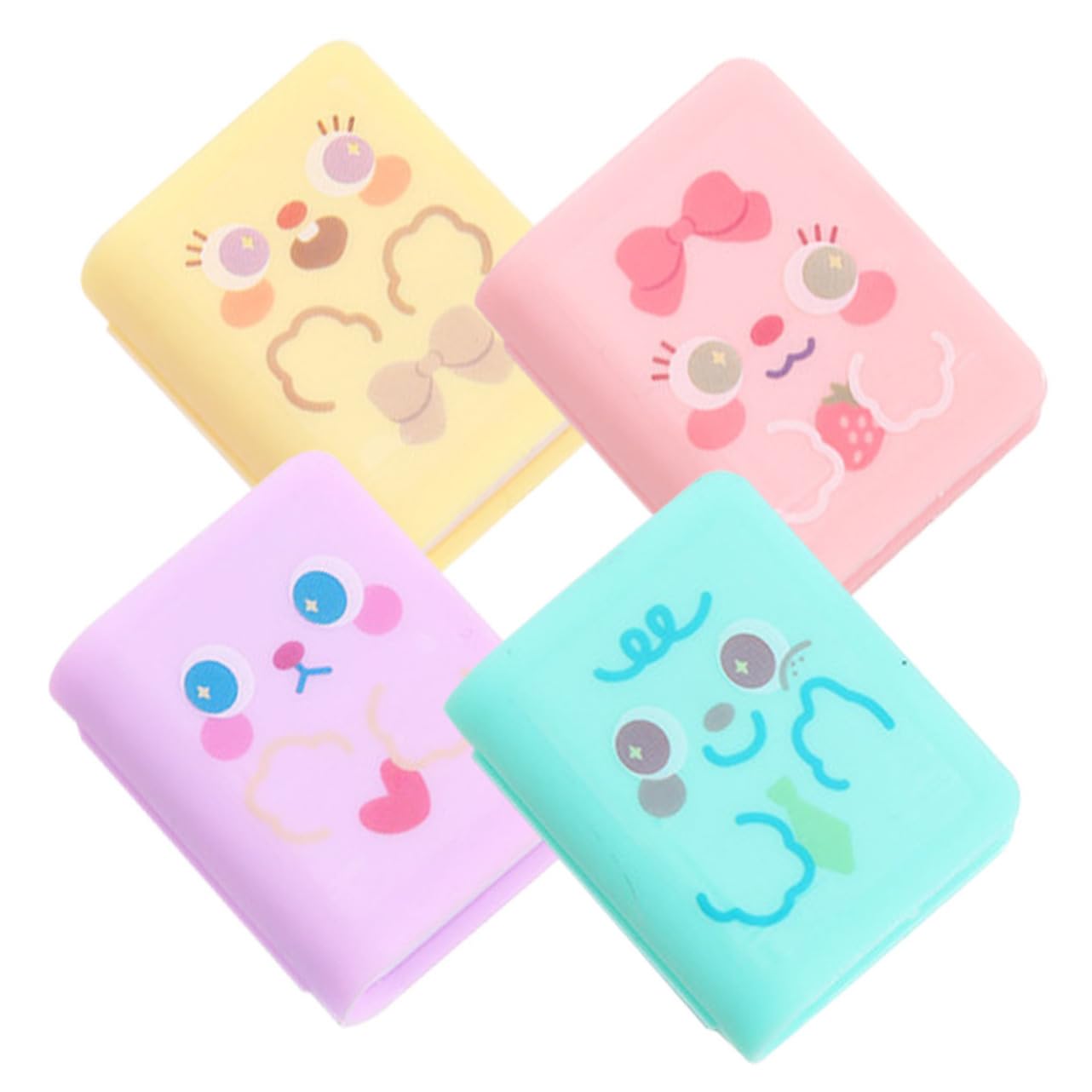ARTIBETTER 5 Set Temperamatite Dei Cartoni Animati Affilatura Matita Meccanico Affilatrici Cancelleria Per Plastica 4 Pezzi*5