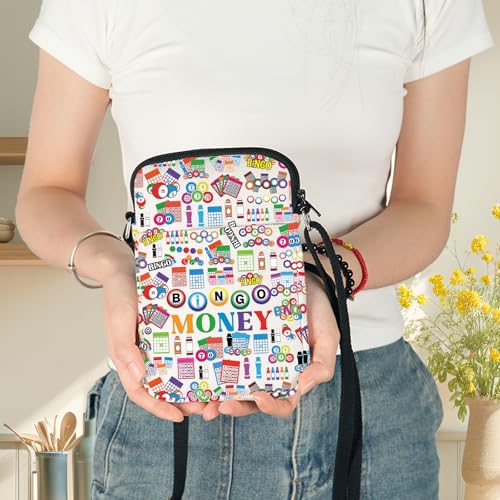 G2TUP Funny Gambler Game Crossbody Bag Gambling Game Fans Gift Money Game Adjustable Strap Bag Casino Gambling Merchandise4