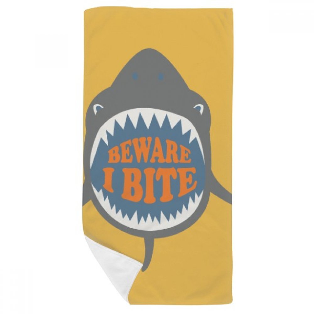 Serviette de bain shark doux 35x70cm multicolore pour la douche et la toilette quotidienne