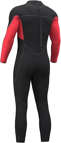 Miniatura 8 de Hevto Traje de neopreno para hombre, 5430.079 in, traje húmedo completo en agua fría para buceo, surf, natación para deportes acuáticos