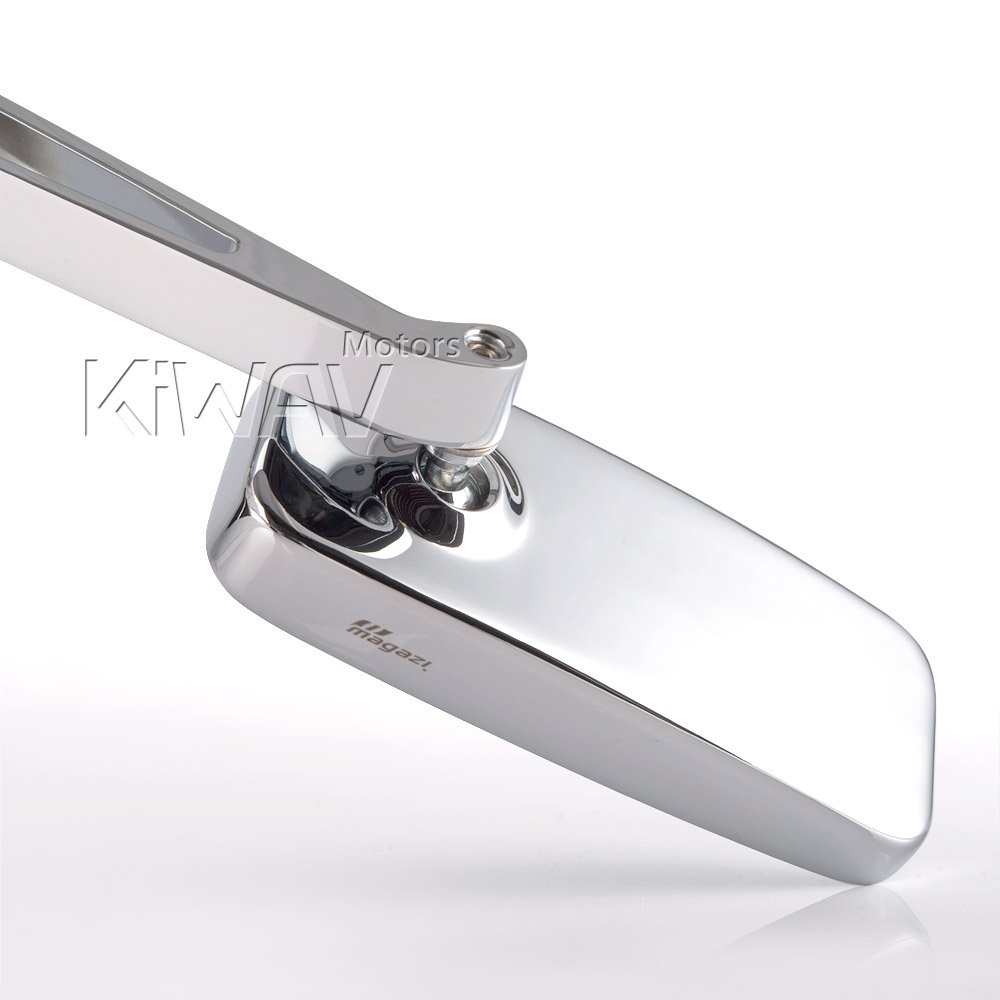 Amazon | MAGAZI マガジ クラシック バイクミラー クロム アルミ製