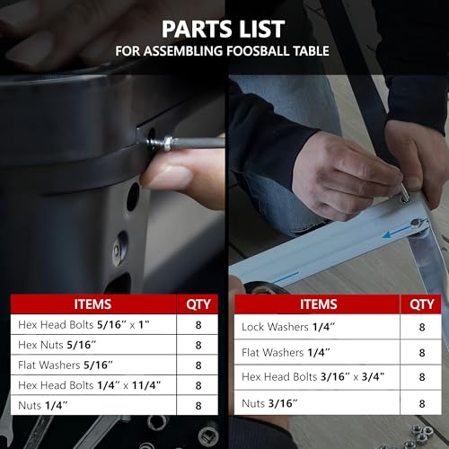 ESTADIO Champion Mini-Fußballtisch für drinnen und draußen, 91,4 cm – Bild 6