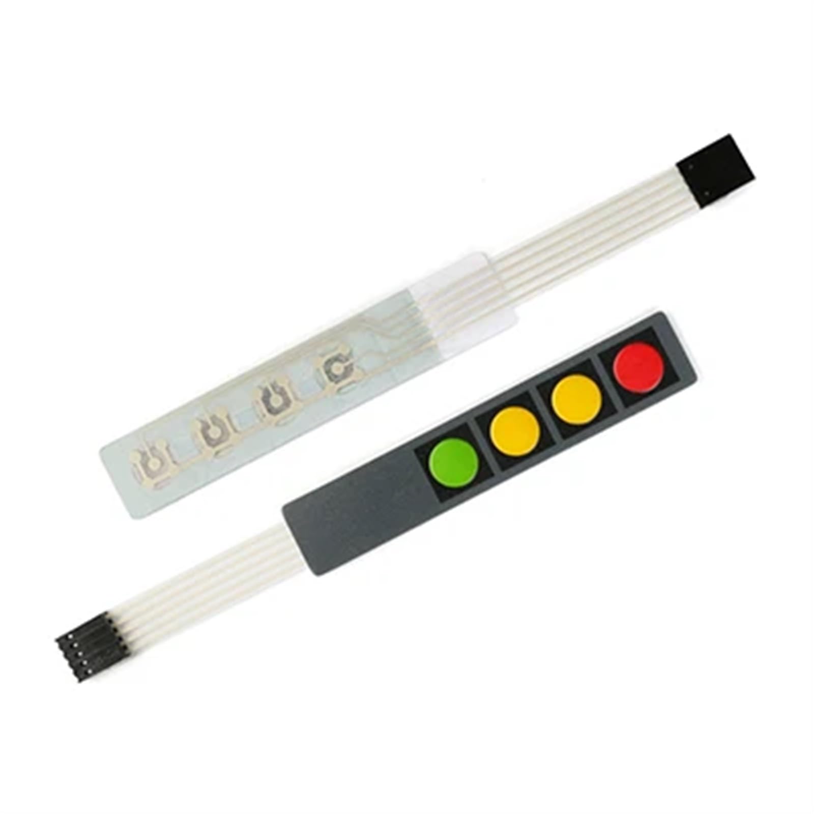 Teclado de membrana matriz de 4 teclas para kit de panel de control electrónico DIY 8