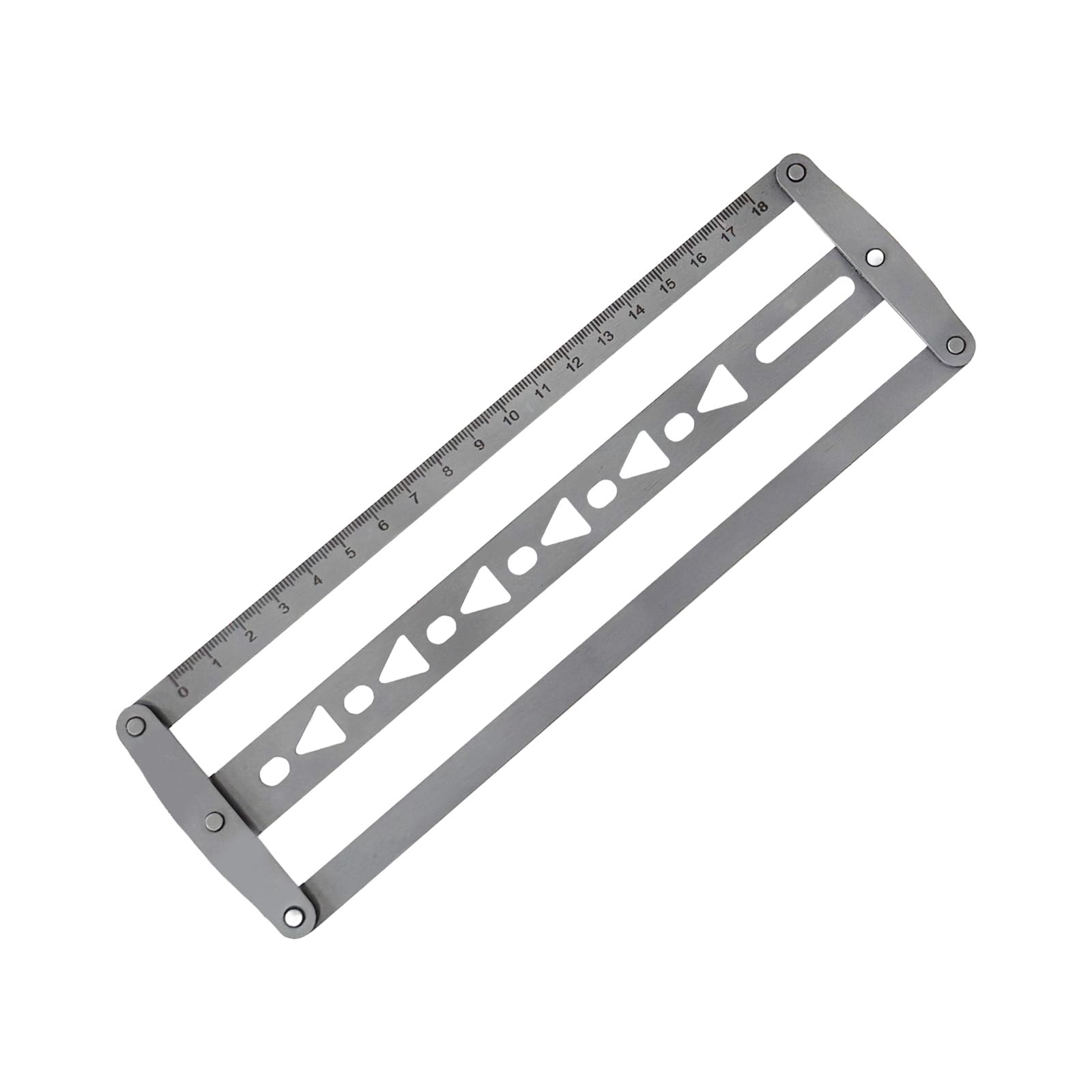 Mhadbkh B Metal Hole Positioning With Clear For Error Elt Making And Leather Projects Steel Template