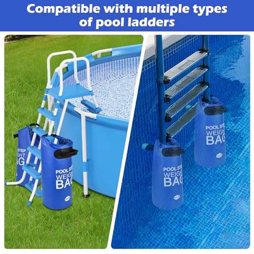 2-Pack de pesas para escalera de piscina 25LB miniatura 5