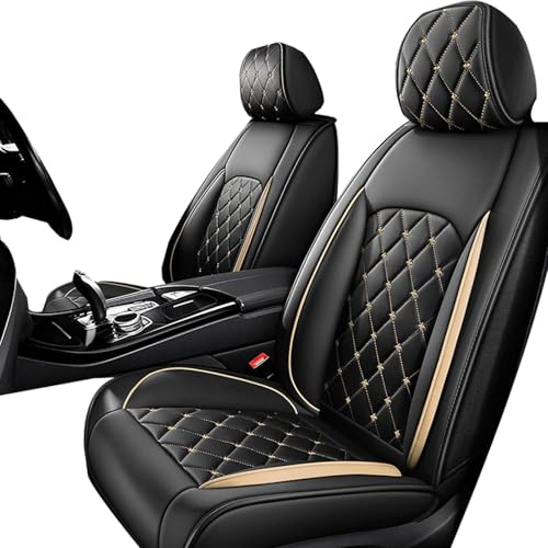 に適用 トヨタ・シエンタ3代目MXP10G型令和4年8月~ 車シートカバー 通気性 汗対策 擦り傷防止 通年使用 運転席 助手席 車用シートカッション 収納便利 取り付け簡単 カー用品 【2025年新型】(黒金,枕なし)