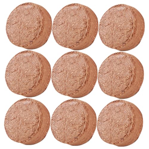 ifundom 60 Piezas Bloques De Tierra Nutritiva para Plantas y Flores Tierra para Macetas y Plantas De Interior para Cultivo De Semillas y Trasplante Casa o Jardín