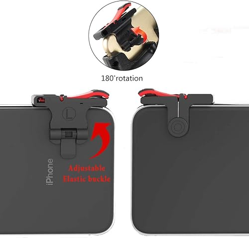 Miniatura 3 de Newseego - Móvil de control de juegos disparadores de teléfono para teléfono móvil controladores sensibles de tiro palillos de mando para cuchillos