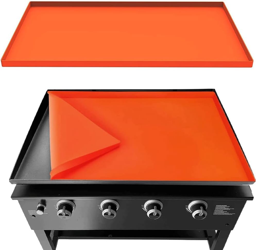 Guesher Silicone Mat for Blackstone 36 Inch Griddle, Top Protective Cover, Heavy Duty Blackstone Grill Accessory, Food Grade Keeps Flat Top Clean,