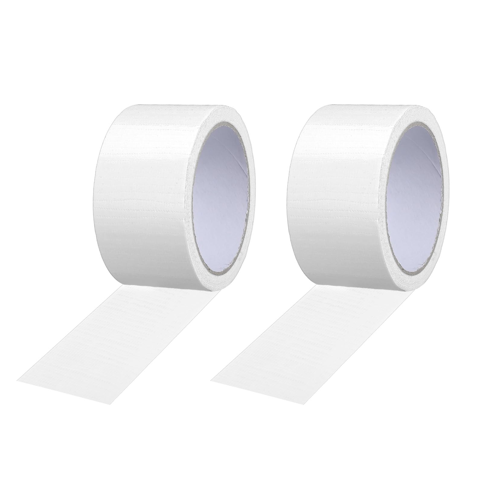 PATIKIL Gaffers Tape 4.8cm x 15 Meters, 2 Pack Waterproof Court Line Tape Floor Marking Kit Matte for Cables Photography Filming Backdrop Sports, White