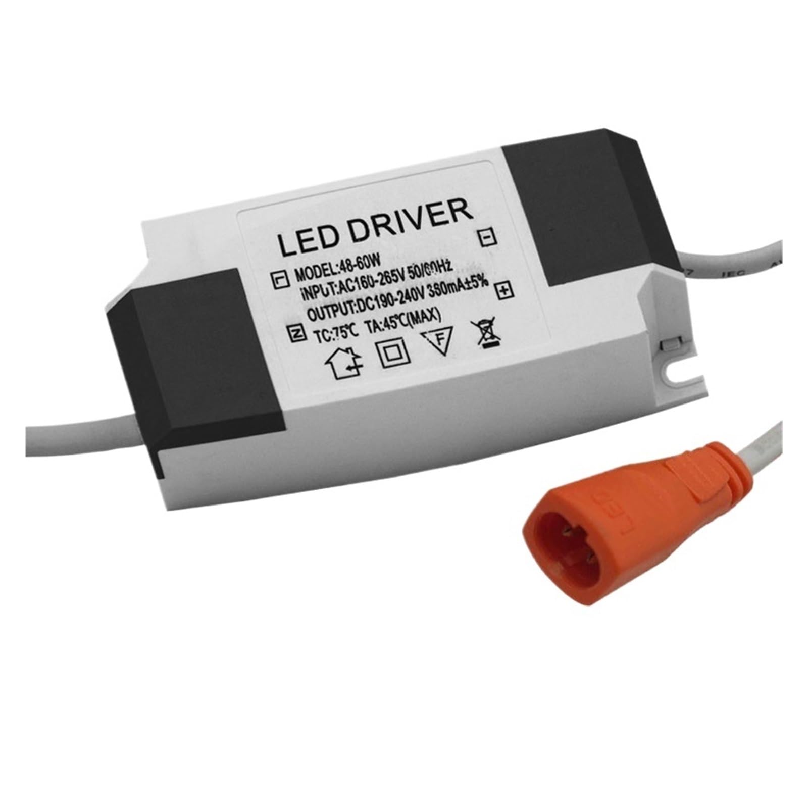 Plafonnier en cristal réparé grâce au transformateur LED 48-60W