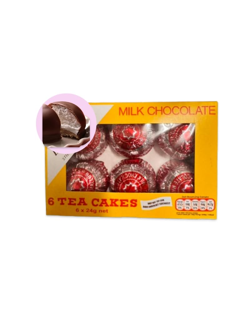 Amazon.co.jp: チョコレート ティーケーキ チョコマシュマロ 6個入り