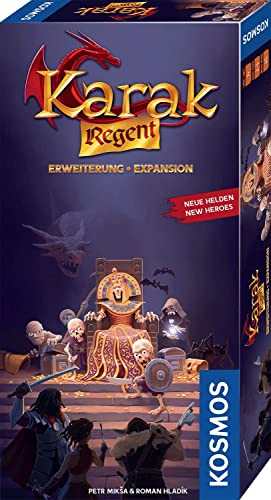 KOSMOS 683252 Karak - Regent - Erweiterung zum Basisspiel Karak spannendes Kinderspiel ab 7 Jahre für 2-5 Personen Fantasy Abenteuer Brettspiel mit Würfeln deutsche Anleitung Gesellschaftsspiel