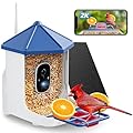 Solareye Bird Feeder with Camera, 2K HD Color Night View, AI Bird Identification, Auto Capture,Motion Detection Alerts, Smart Bird Feeder for Outdoors, Present for Bird Lover(Solar Panel Included)
