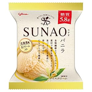 【冷凍】江崎グリコ ＳＵＮＡＯ バニラ 120ml×36個" 
