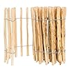 BOGATECO gewatteerd houten omheining hazelaar | 500 cm lang en 50 cm hoog | Latafstand 4-5 cm | Ideaal voor de omheining…