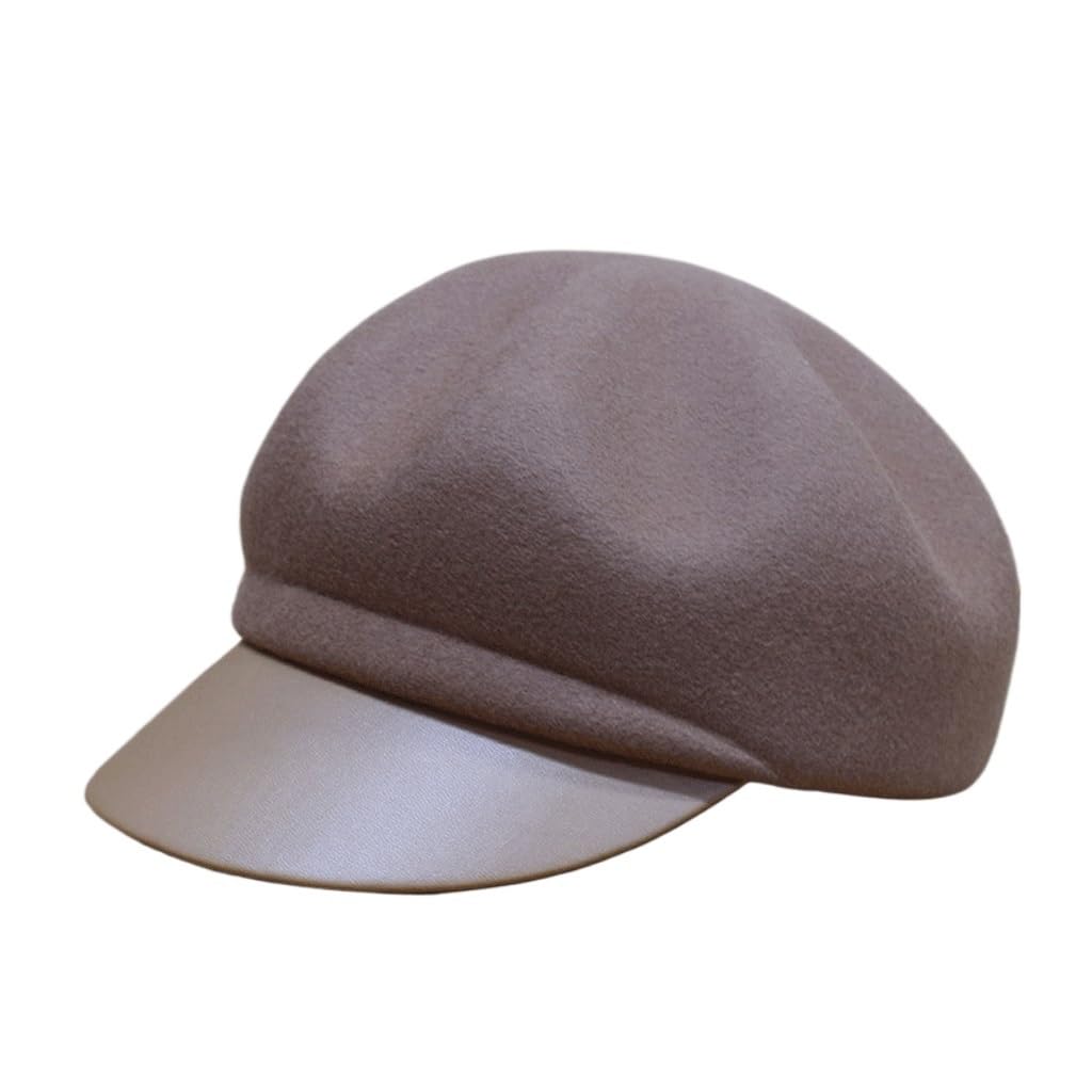 Chapeaux d'automne et d'hiver, Chapeaux équestres, Chapeaux Chauds en Langue de Canard for Femmes, Chapeaux octogonaux(D)