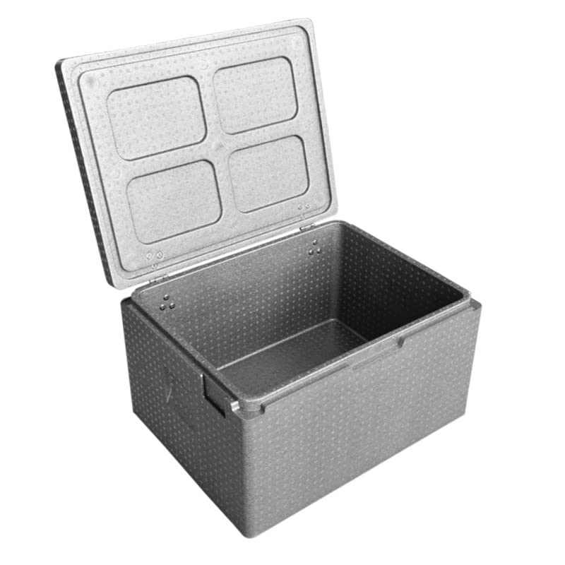 Récipient en EPP bac isotherme 81 L pour caisse de transport repas chaud et froid durable
